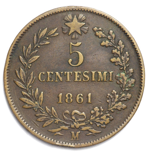 Italia regno centesimi - centesimi, 1861