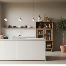 Credenza Cucina Alta Vetrina 2