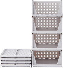 Organizer Armadio, 4 Set Organizer Cassetti, Portaoggetti Contenitori Pieghevole