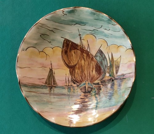 Piatto maiolica dipinta - piatto,