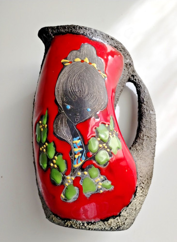 Brocca vintage ceramica titano - brocca,