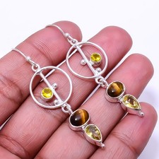 Yellow Tiger Eye 925 Sterling
