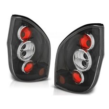 Set Luci Posteriori Chiaro Nero per Opel Zafira A Anno 1999-2005