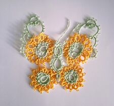 Farfalla a chiacchierino Ricamo Uncinetto 