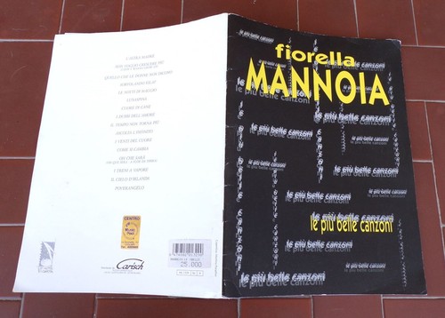 Spartiti fiorella mannoia - mannoia, le
