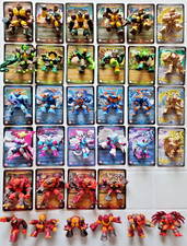 34 GORMITI serie Cartoon Cartone Animato COLLEZIONE COMPLETA con 28 Carte Italia