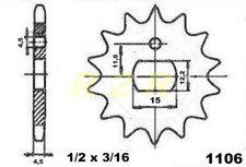 PIGNONE CATENA  z12 Beta -