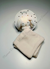 Doudou Plat/Mouchoir Lapin