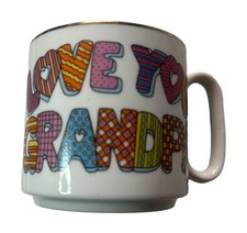 Tazza patchwork dipinta a mano