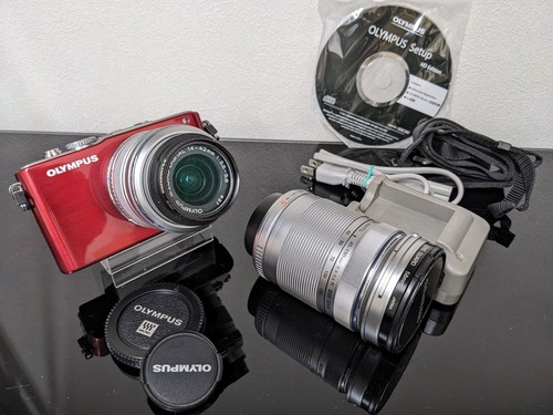 Olympus pen lite pl3 red - olympus, e-pl3
