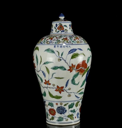 Antico vaso cinese - doucai, 43