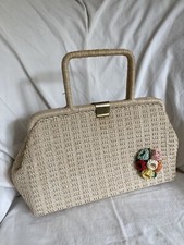 Vintage Purse 40s 50s_ Borsa Da Giorno Originale Retrò Anni 40 - 50
