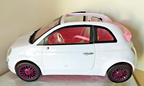 Barbie fiat 500c cabrio auto - barbie,