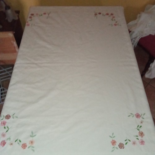 Tovaglia cotone con ricami - tovaglia,