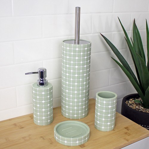 Set pezzi accessori bagno - pezzi,