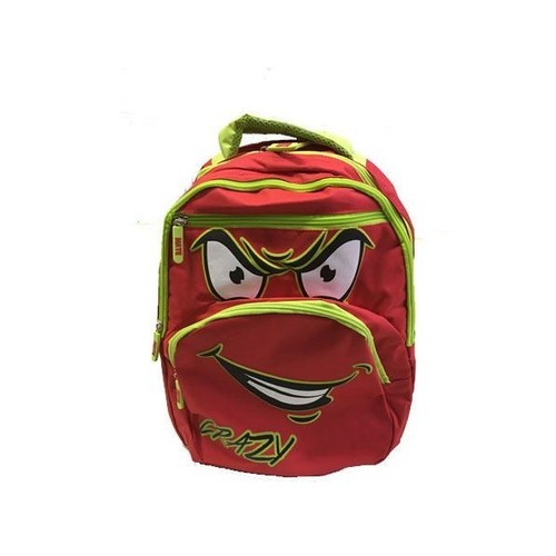 Zaino scuola faccine rosso - scuola,