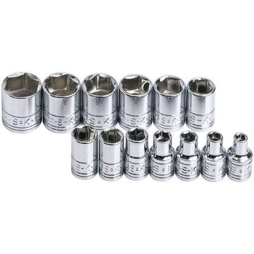 Tools piece 4 drive - 13-piece, 1/4"