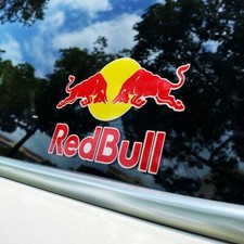 Adesivo riflettente red bull - adesivo,