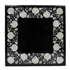 24" Centro Ingiottito Tavolo In Marmo Pietra Dura Fatti A Mano