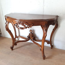 Elegante consolle Luigi Filippo in noce , Italia epoca  1860-70 circa
