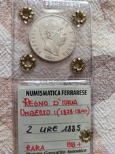 2 Lire 1885, Umberto I, Rara
