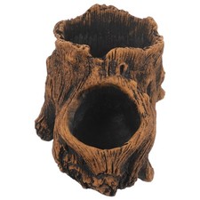  Ceppo di legno, fioriere in cemento, contenitori per piante grasse, bonsai