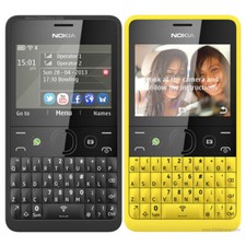 Telefono cellulare originale sbloccato Nokia Asha 210 GSM 2G Bluetooth WIFI 2-SIM slot