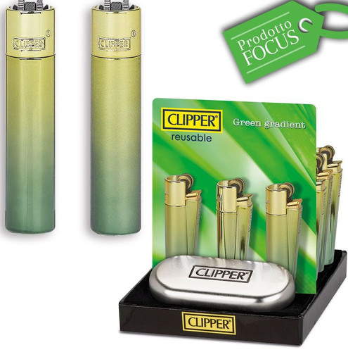 Clipper metal green gradient - green,