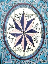 Piastrella ceramica arte