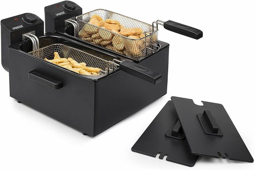 Friggitrice elettrica doppia - friggitrice,