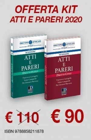 Kit atti pareri di - atti, e