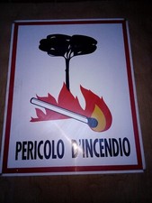 Pericolo Incendio Cartello