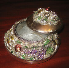 Antiquariato/Arte/Arredo " PORTAGIOIE " Frutta/Bauli/Scatole/Cofanetti/Resina