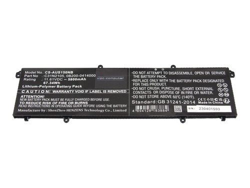 Batteria per asus - asus, 14x