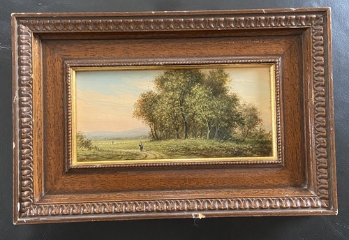 Dipinto olio paesaggio - ad,
