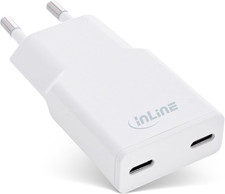 Caricatore USB-C Ultra Compatto, 2 Porte, 30 W, Caricabatterie Rapido, Power Del