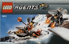 Lego Agents # 8631 Jetpack