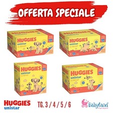 Huggies Pannolini Unistar - Pacco Mega Scorta - Taglie 3/4/5/6  Prezzo Offerta