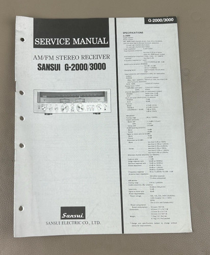 Sansui 2000 3000 ricevitore - sansui,