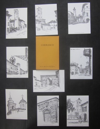 1992 cherasco set cartoline - set, 9
