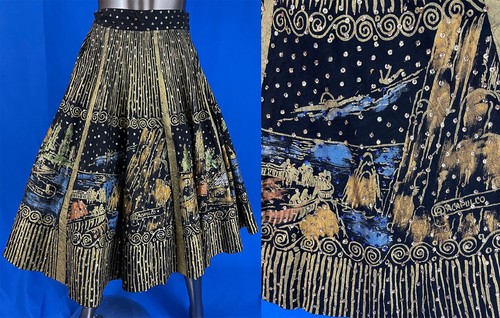 Gonna cerchio paillettes oro - gonna,