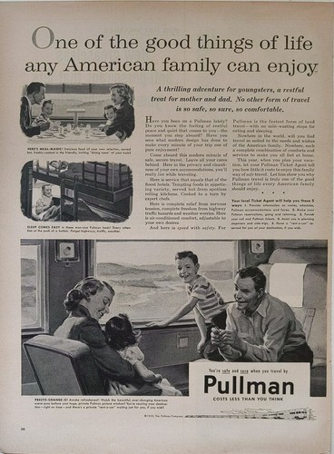 Pubblicità vintage pullman - pubblicità,