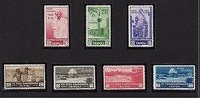 COLONIE ITALIANE 1934 LIBIA 8va FIERA TRIPOLI Cat.125/31 INTEGRA** -PERFETTA