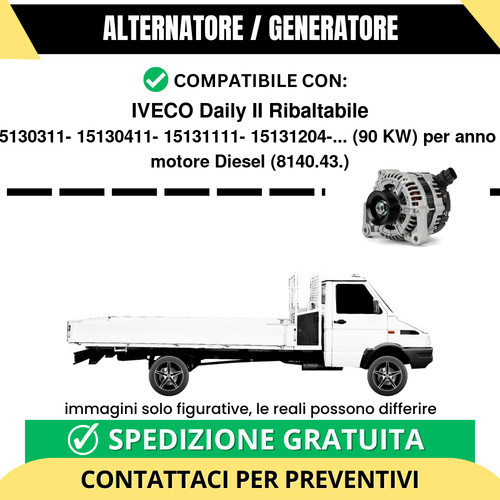 Alternatore iveco daily - alternatore, ii