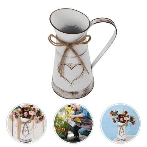 Metallo galvanized vasi latte - metallo,