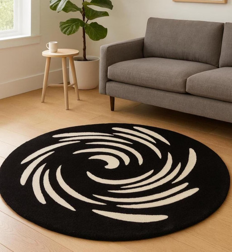 Tappeto rotondo moderno - , a