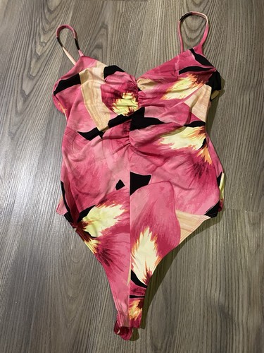 Body rosa con stampa - h&m,