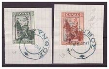 ZANTE  1941  - MONUMENTO  EQUESTRE   SERIE USATA 