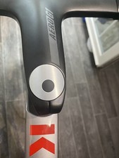 Tappo superiore stelo aero Ridley adatto a Kanzo G1 Noah N1 ..alluminio grado aereo nero1