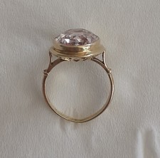 Anello oro 18 carati + gemma